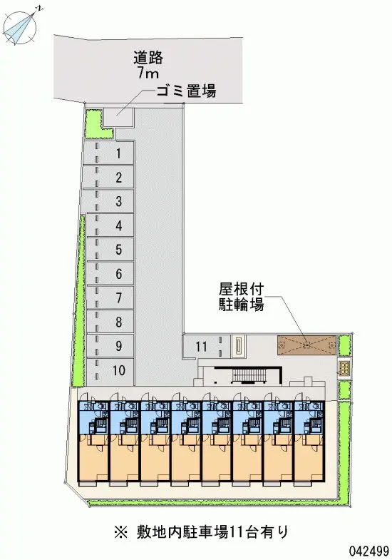 ★手数料０円★志木市中宗岡５丁目 月極駐車場